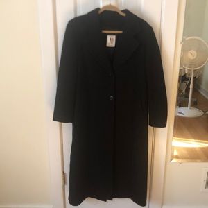 Jones New York Long Wool Dress Coat